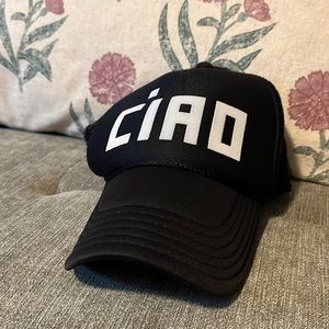 Clare V Ciao trucker hat
